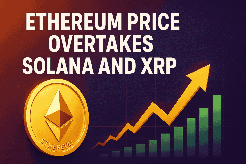 Ethereum Price Overtakes Solana and XRP