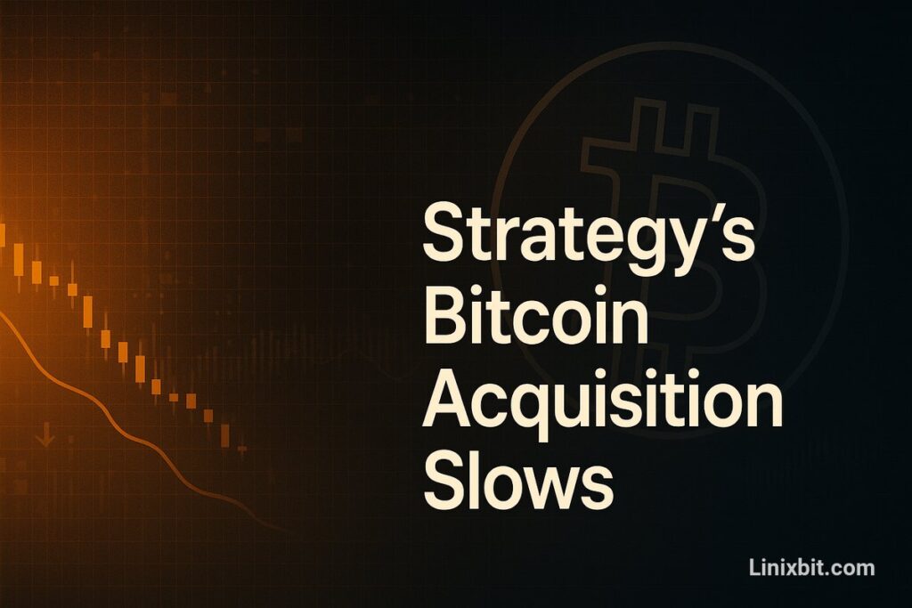 Strategy's Bitcoin Acquisition and Michael Saylor Bitcoin Interest Slows Amid Market Shifts