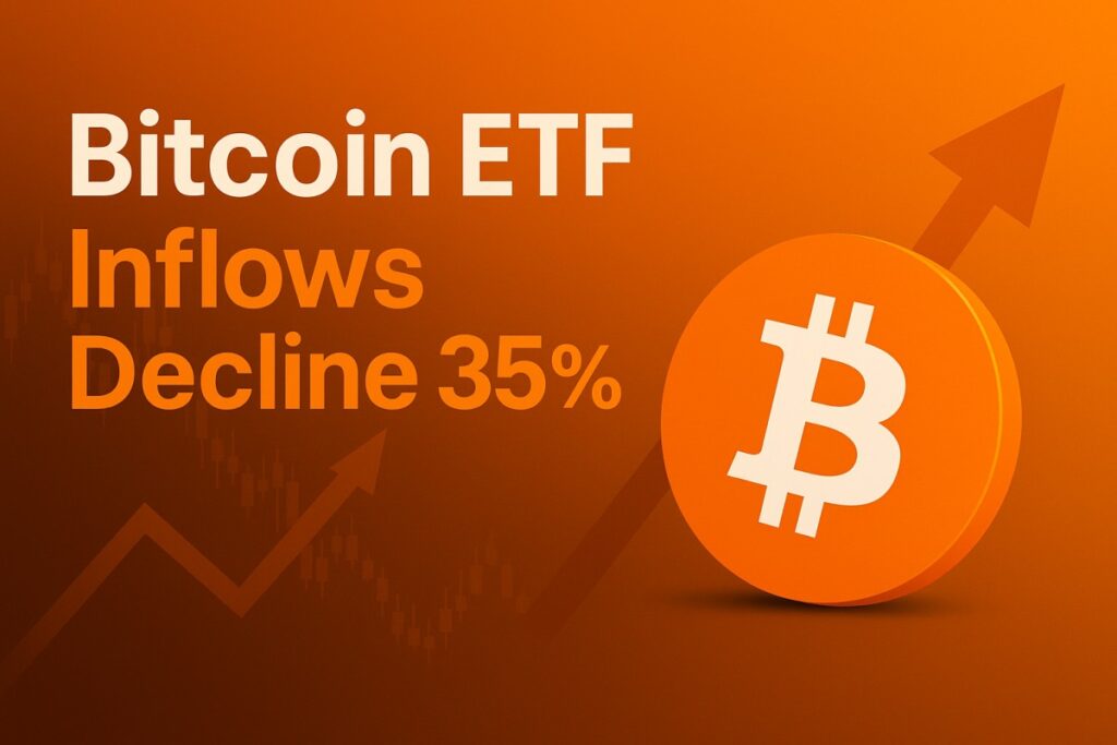 Bitcoin ETF Inflows Decline 35% Amid Fed’s New Hawkish Stance on Rate Cuts