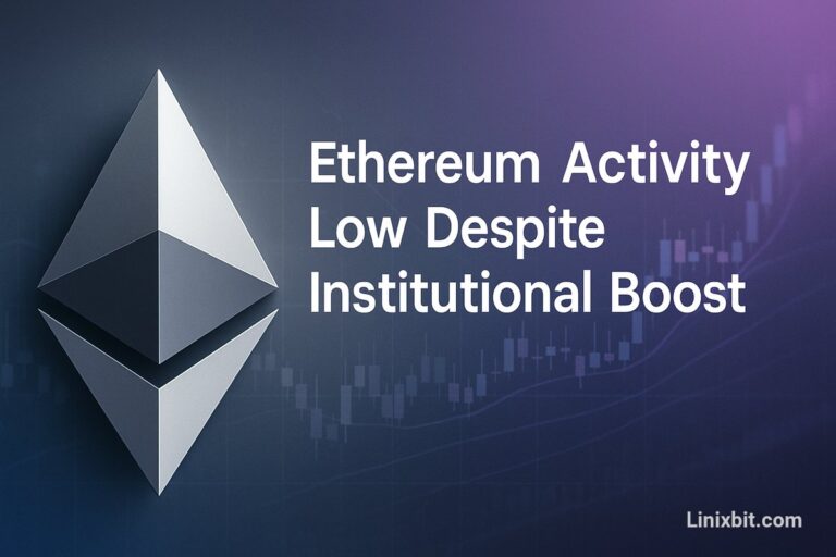 JPMorgan Reveals Why Ethereum Network Activity Stalls Despite Institutional Interest
