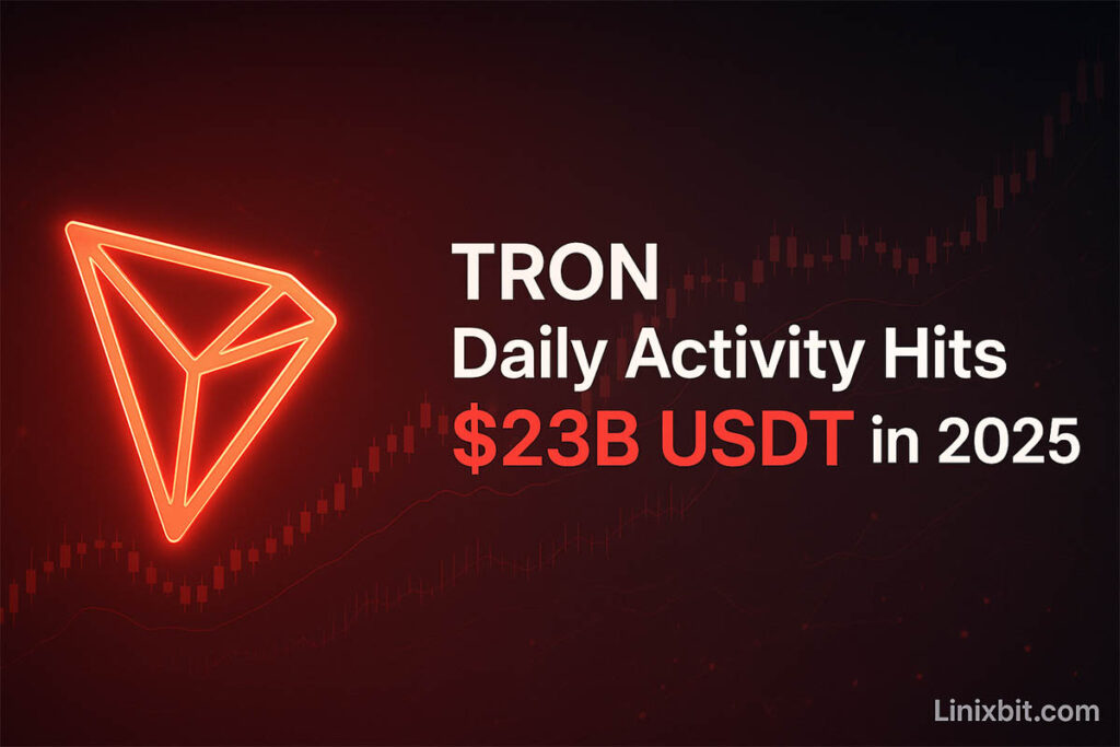 TRON USDT Volume Hits $23.4B, Dominates Stablecoin Payments